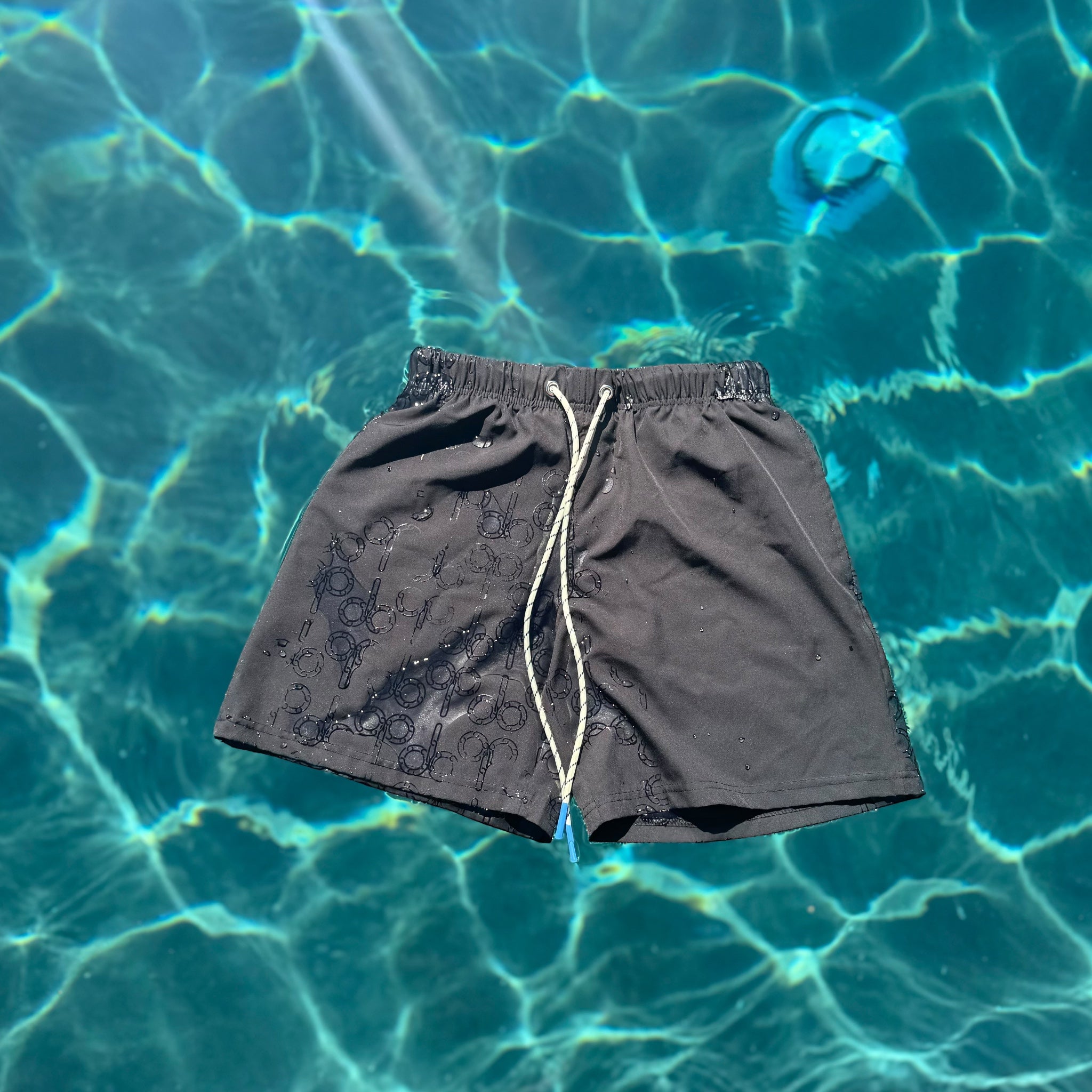 Wet nylon shorts sales